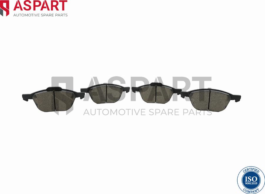 ASPART 3BPA1160 - Brake Pad Set, disc brake car-mod.net
