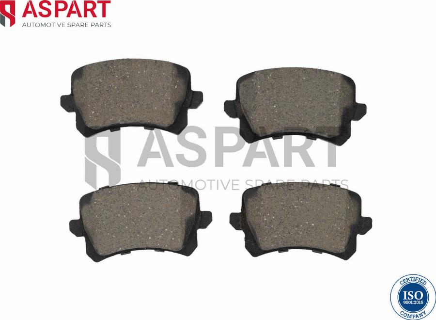 ASPART 3BPA1112 - Brake Pad Set, disc brake car-mod.net