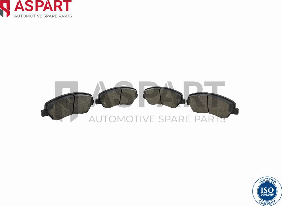 ASPART 3BPA1182 - Brake Pad Set, disc brake car-mod.net