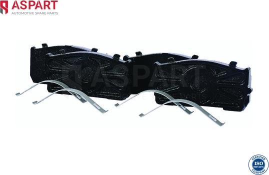 ASPART 3BPA1139 - Brake Pad Set, disc brake car-mod.net
