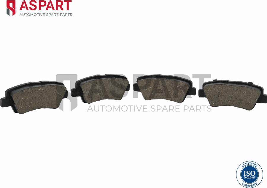 ASPART 3BPA1175 - Brake Pad Set, disc brake car-mod.net