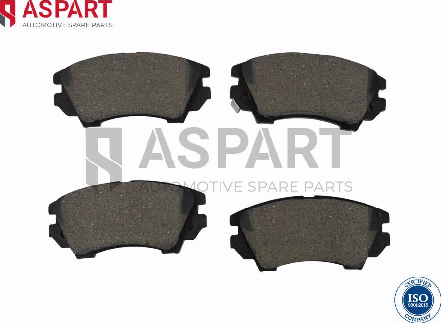 ASPART 3BPA1316 - Brake Pad Set, disc brake car-mod.net