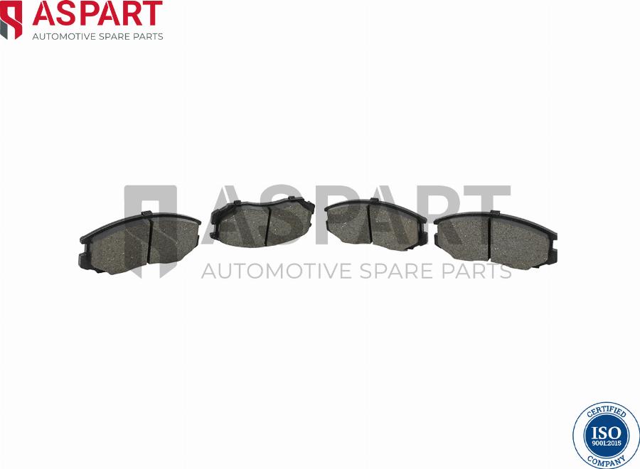 ASPART 3BPA1289 - Brake Pad Set, disc brake car-mod.net