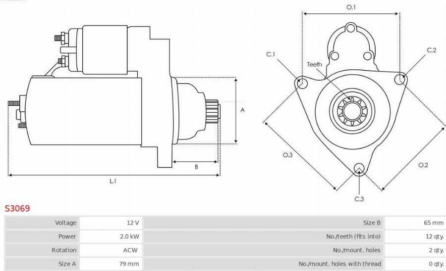 AS-PL S3069 - Starter car-mod.net