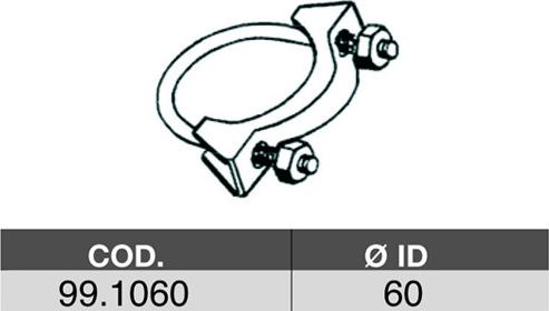 ASSO 99.1060 - Pipe Connector, exhaust system car-mod.net