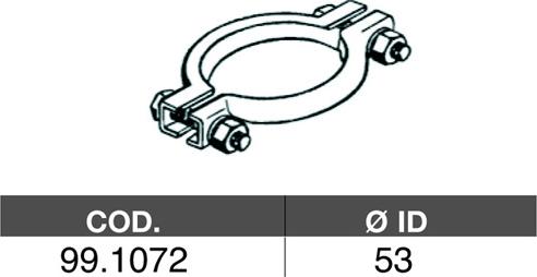 ASSO 99.1072 - Pipe Connector, exhaust system car-mod.net