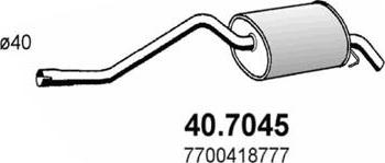 ASSO 40.7045 - End Silencer car-mod.net