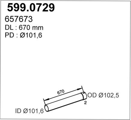 ASSO 599.0729 - Mounting Kit, silencer car-mod.net