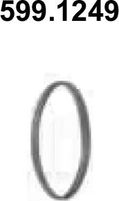 ASSO 599.1249 - Gasket, exhaust pipe car-mod.net