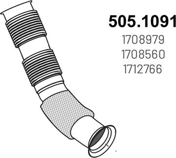 ASSO 505.1091 - Exhaust Pipe car-mod.net