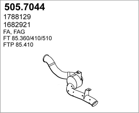 ASSO 505.7044 - Middle / End Silencer car-mod.net