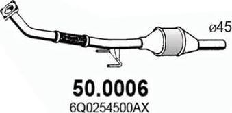 ASSO 50.0006 - Catalytic Converter car-mod.net