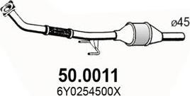 ASSO 50.0011 - Catalytic Converter car-mod.net