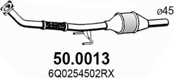 ASSO 50.0013 - Catalytic Converter car-mod.net