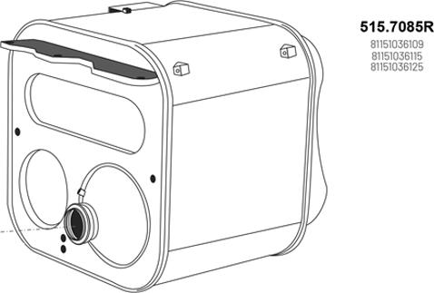 ASSO 515.7085R - Exhaust System car-mod.net