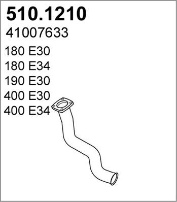 ASSO 510.1210 - Exhaust Pipe car-mod.net