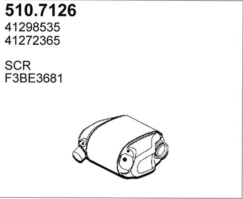 ASSO 510.7126 - Middle / End Silencer car-mod.net