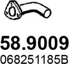 ASSO 58.9009 - Exhaust Pipe car-mod.net