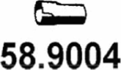 ASSO 58.9004 - Exhaust Pipe car-mod.net