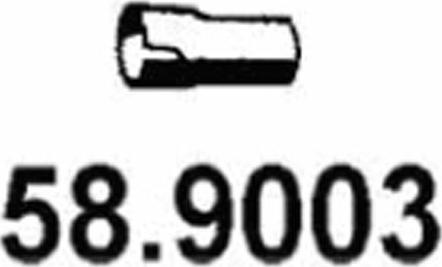 ASSO 58.9003 - Exhaust Pipe car-mod.net