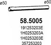 ASSO 58.5005 - Exhaust Pipe car-mod.net