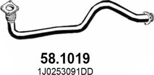 ASSO 58.1019 - Exhaust Pipe car-mod.net