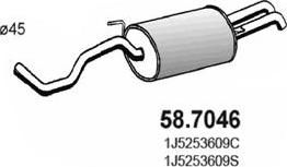 ASSO 58.7046 - End Silencer car-mod.net
