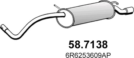ASSO 58.7138 - End Silencer car-mod.net