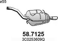 ASSO 58.7125 - End Silencer car-mod.net