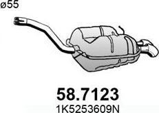 ASSO 58.7123 - End Silencer car-mod.net
