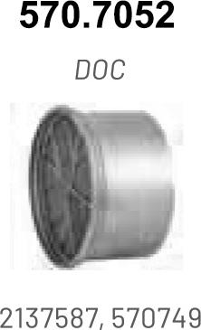 ASSO 570.7052 - Catalytic Converter car-mod.net