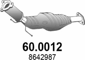 ASSO 60.0012 - Catalytic Converter car-mod.net