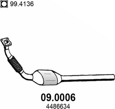 ASSO 09.0006 - Catalytic Converter car-mod.net