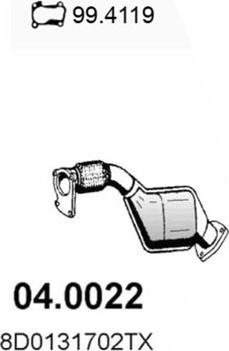 ASSO 04.0022 - Catalytic Converter car-mod.net