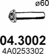 ASSO 04.3002 - Exhaust Pipe car-mod.net
