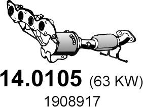 ASSO 14.0105 - Catalytic Converter car-mod.net