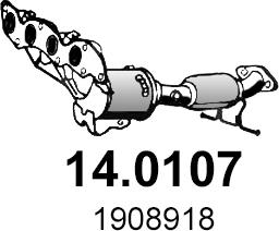 ASSO 14.0107 - Catalytic Converter car-mod.net