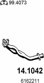 ASSO 14.1042 - Exhaust Pipe car-mod.net