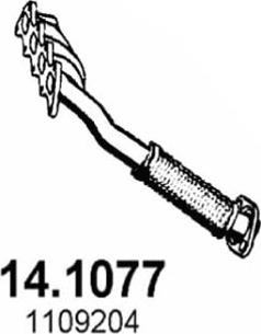 ASSO 14.1077 - Exhaust Pipe car-mod.net