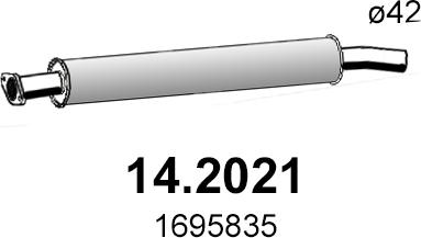 ASSO 14.2021 - Front Silencer car-mod.net