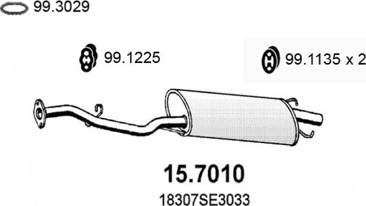 ASSO 15.7010 - End Silencer car-mod.net