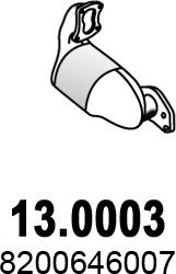 ASSO 13.0003 - Catalytic Converter car-mod.net