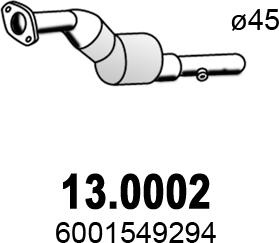 ASSO 13.0002 - Catalytic Converter car-mod.net