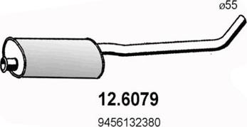 ASSO 12.6079 - Middle Silencer car-mod.net