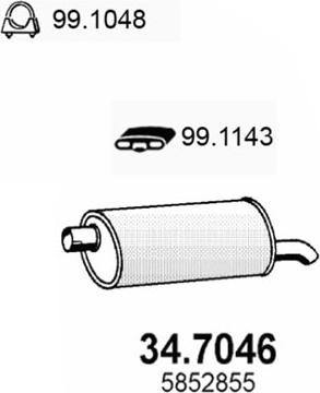 ASSO 34.7046 - End Silencer car-mod.net