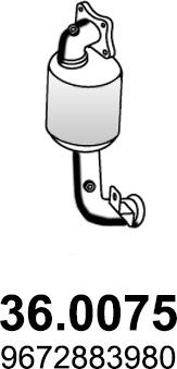ASSO 36.0075 - Catalytic Converter car-mod.net