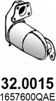 ASSO 32.0015 - Catalytic Converter car-mod.net