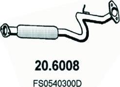 ASSO 20.6008 - Middle Silencer car-mod.net