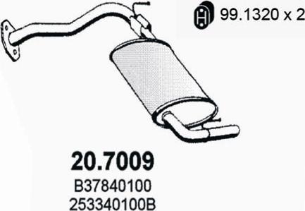 ASSO 20.7009 - End Silencer car-mod.net