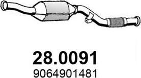 ASSO 28.0091 - Catalytic Converter car-mod.net